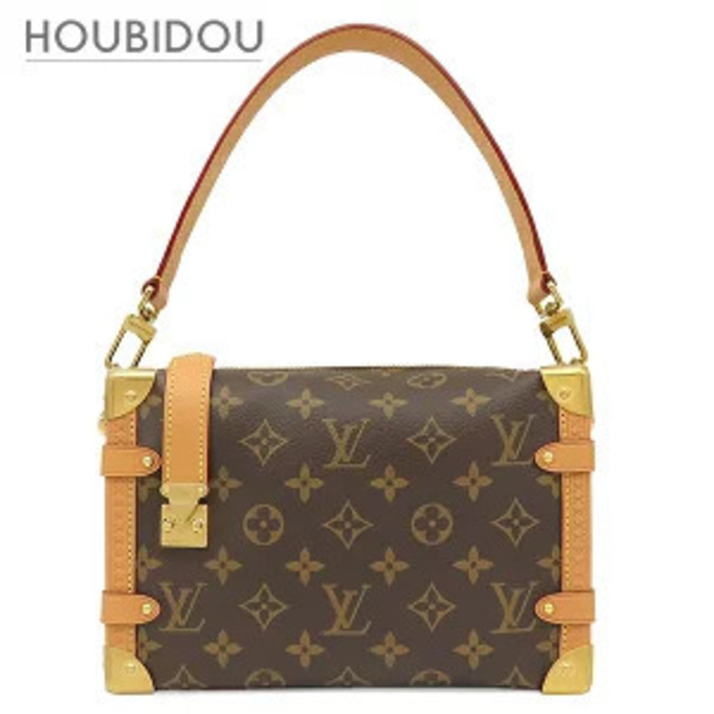 Louis Vuitton bag Side Trunk Monogram canvas Brown Shoulder handbag